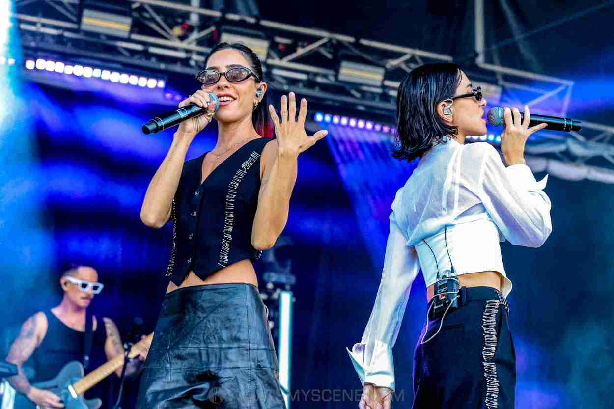 Snap Scene: The Veronicas, Lookout Festival, Mornington Racecourse, Melbourne 23rd March 2025 by Paul Miles
