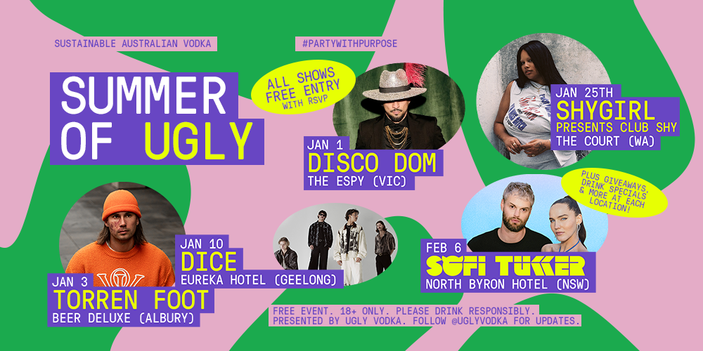Snap Scene: Ugly Vodka Announces ‘Summer Of Ugly’ Free National Gig Series Feat Sofi Tukker, Disco Dom, Torren Foot, Shygirl And Dice