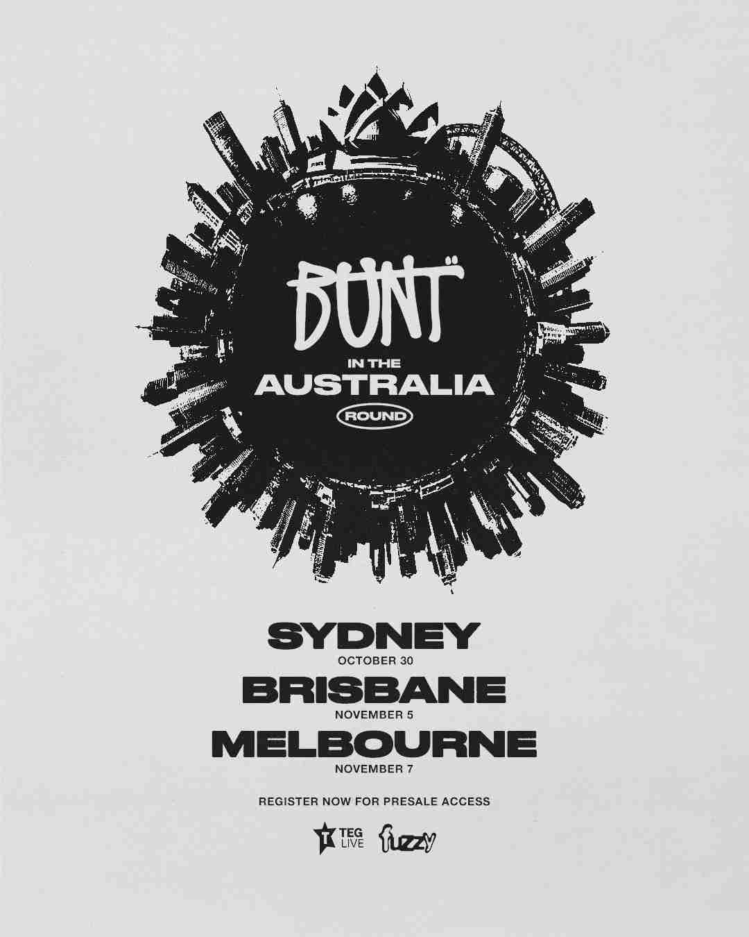 Scene News: Bunt. Announces Largest-Ever Australian Headline Tour For Oct And Nov