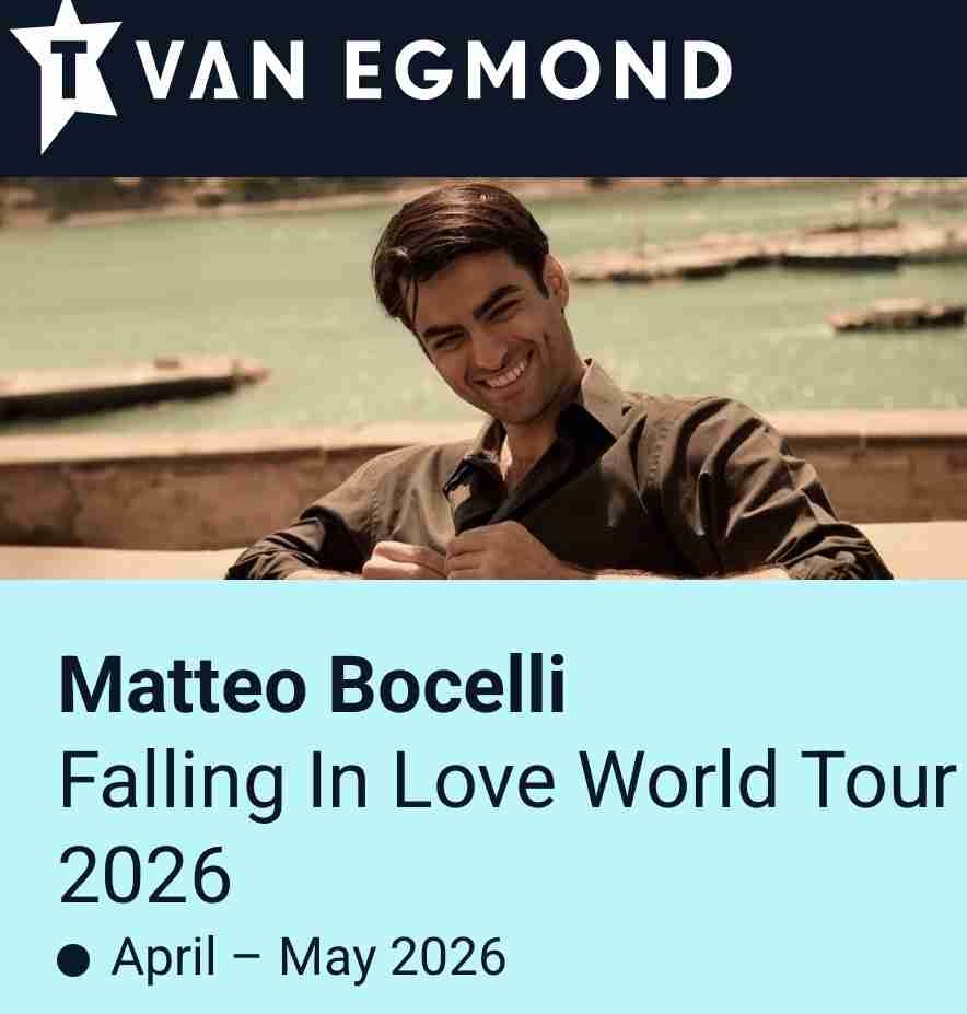 Scene News: Matteo Bocelli Returns to Australia