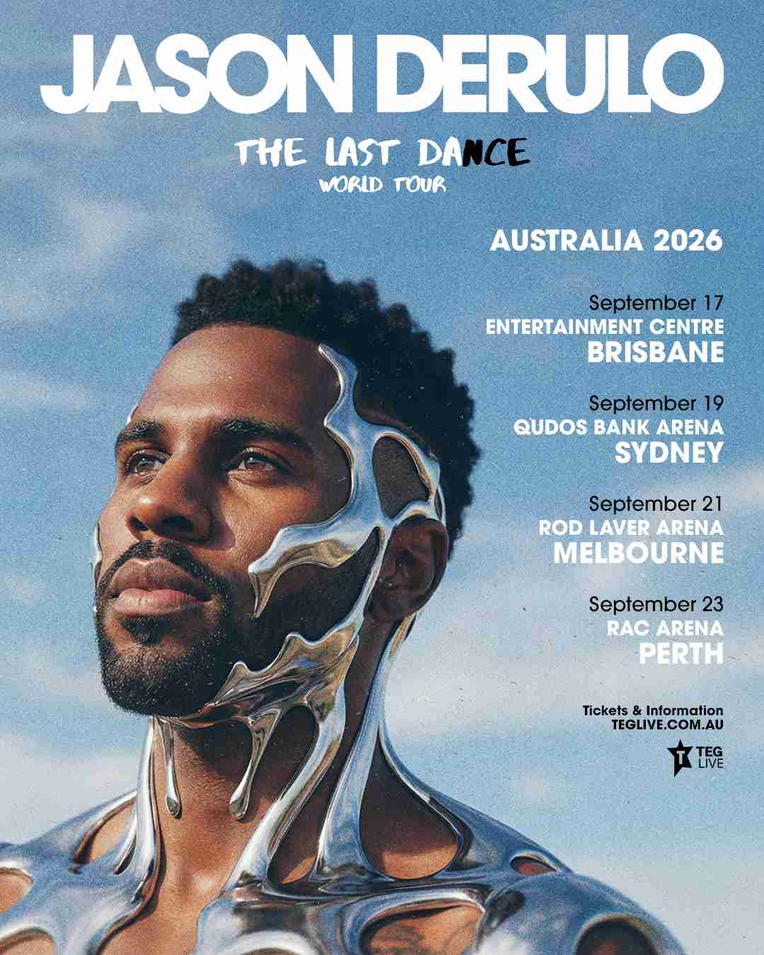 Scene News: Jason Derulo Set To Bring 'The Last Dance World Tour' To Australia In September 2026