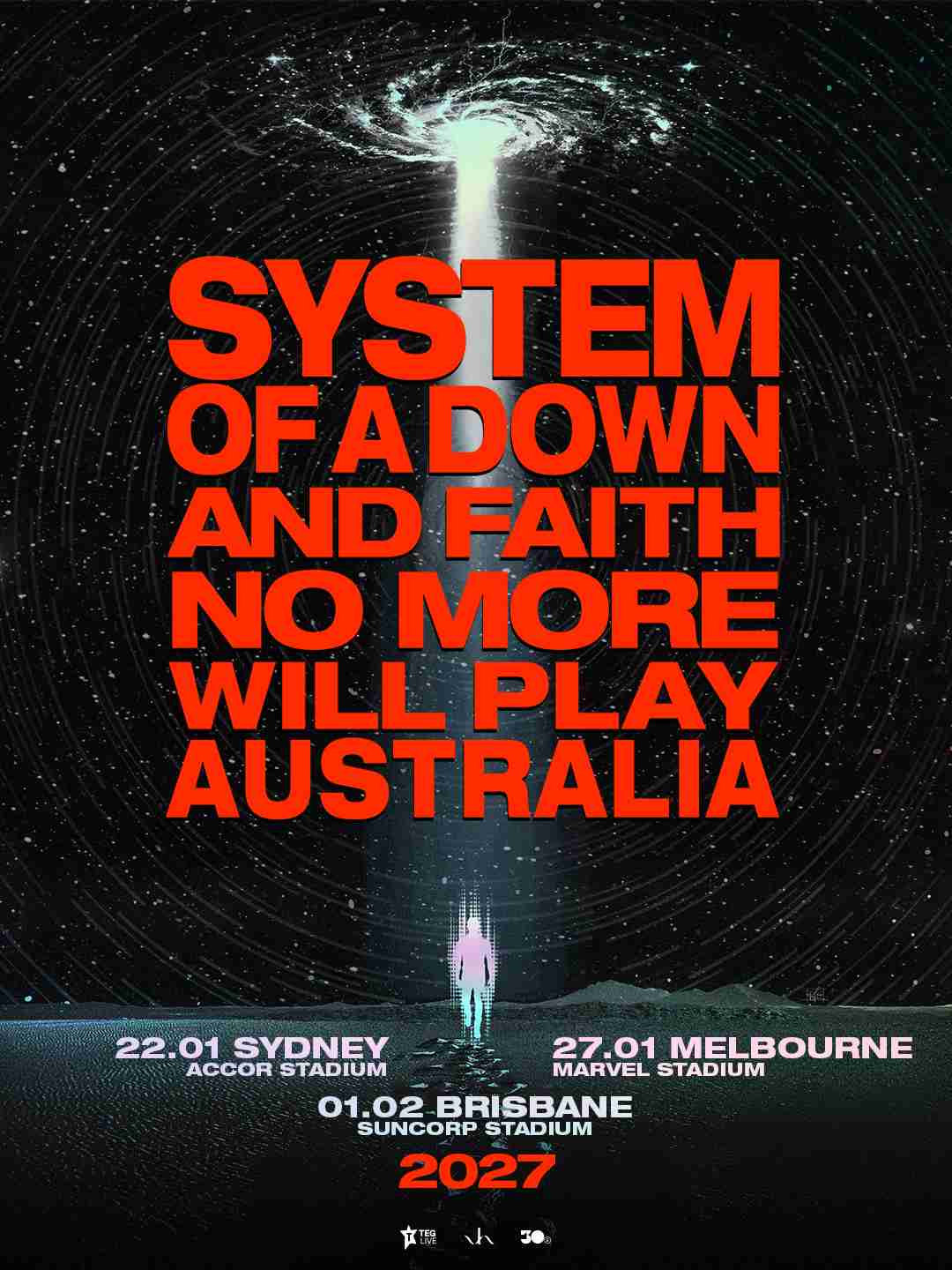 Scene News: System Of A Down Announce Monumental Australian Stadium Events For 2027 With Faith No More