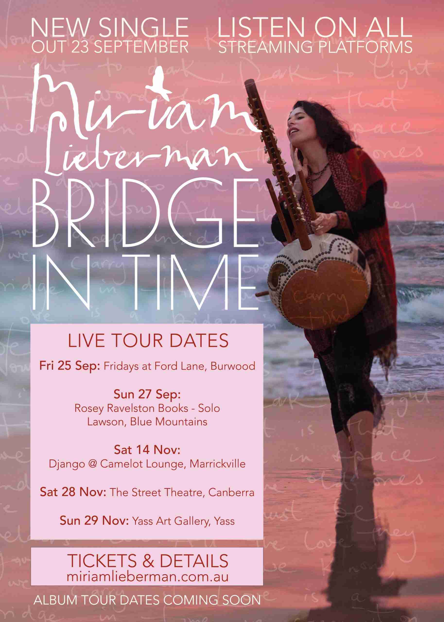 Scene News: Miriam Lieberman Returns With Transcendental New Single 'Bridge In Time'