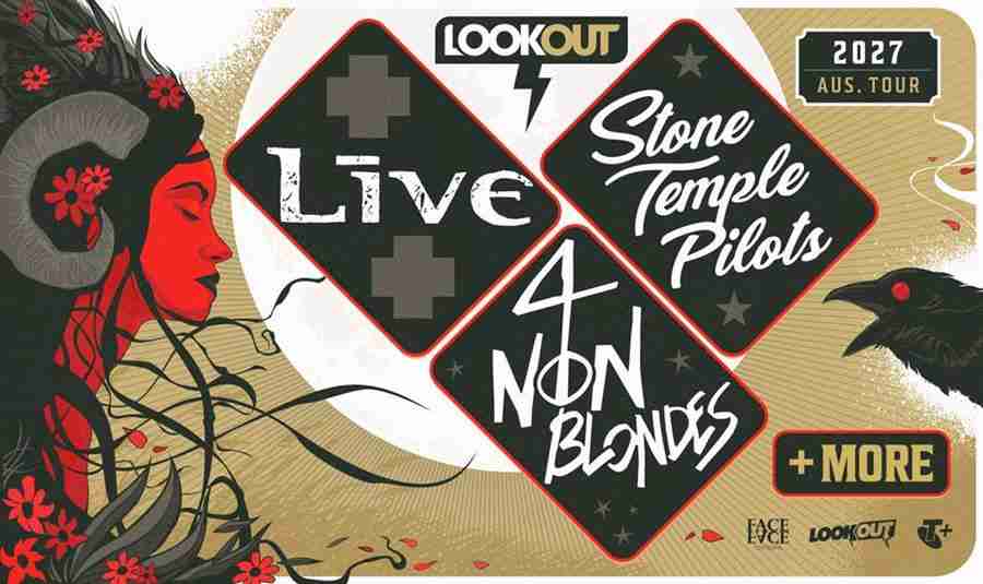 Scene News: LOOKOUT 2027 Lands Massive Line-Up Featuring +LIVE+, Stone Temple Pilots, 4 Non Blondes and Magic Dirt! Pre Sale links included.
