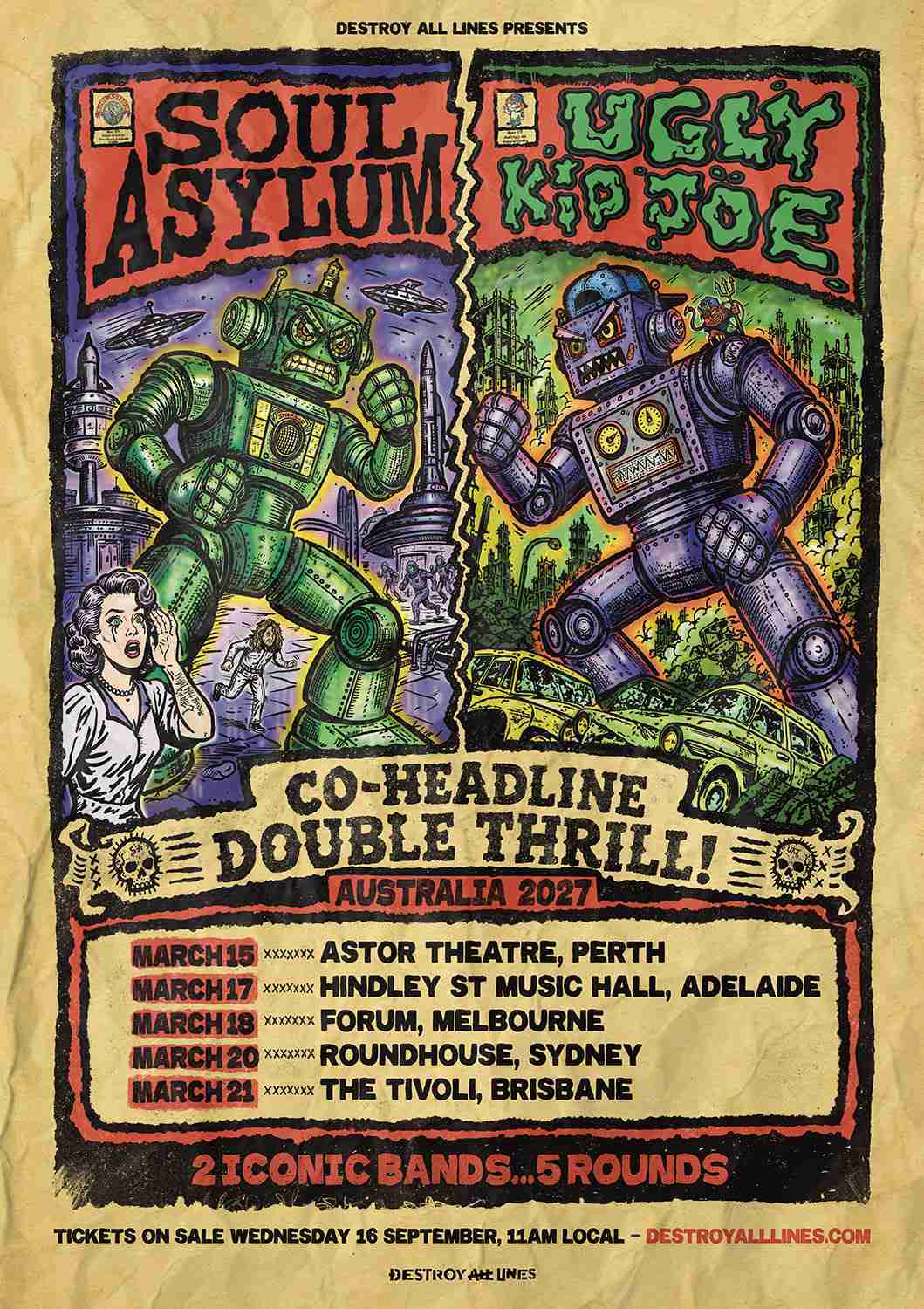 Scene News: Soul Asylum + Ugly Kid Joe Co-Headline Australian Tour 2027. Pre Sale details included!