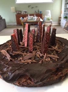 Cherry Ripe Cheesecake