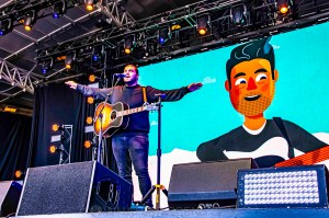 Dan Sultan & Justine Clarke - Kids At The Bowl, Sidney Myer Music Bowl, 6th March 2021 by Mary Boukouvalas (15 of 48)
