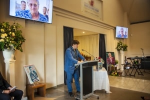 Andrew 'Greedy' Smith's funeral service, Maquarie Park 9th December 2019 by Mandy Hall-12