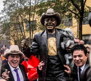 Molly Meldrum's statue unveiling  
