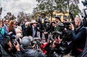 Molly Meldrum's statue unveiling  